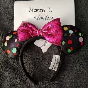 Disney Rock the Dots Ears NWT